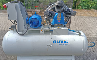ALMIG Kolbenkompressor mit Lufttrockner und Öl – Wassertrenner